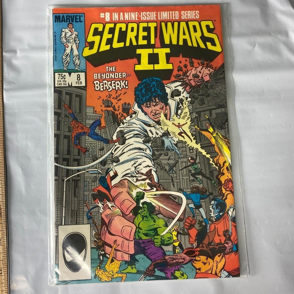 Secret‎ Wars II #8 Marvel 1986 Newsstand Edition
